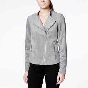 Calvin Klein Faux Suede Moto Jacket